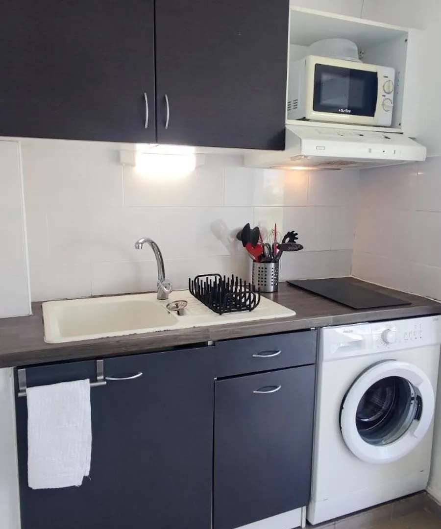 Studio L'Or Bleu, Pied Dans L'Eau Avec Vue Mer Le Gosier Apartman
